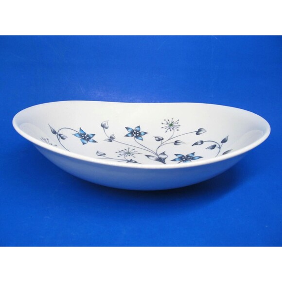 Johnson Brothers Titania Blue 9 1/4" X 8 3/4" Serving Bowl  Made  1955-1965 - Picture 1 of 13
